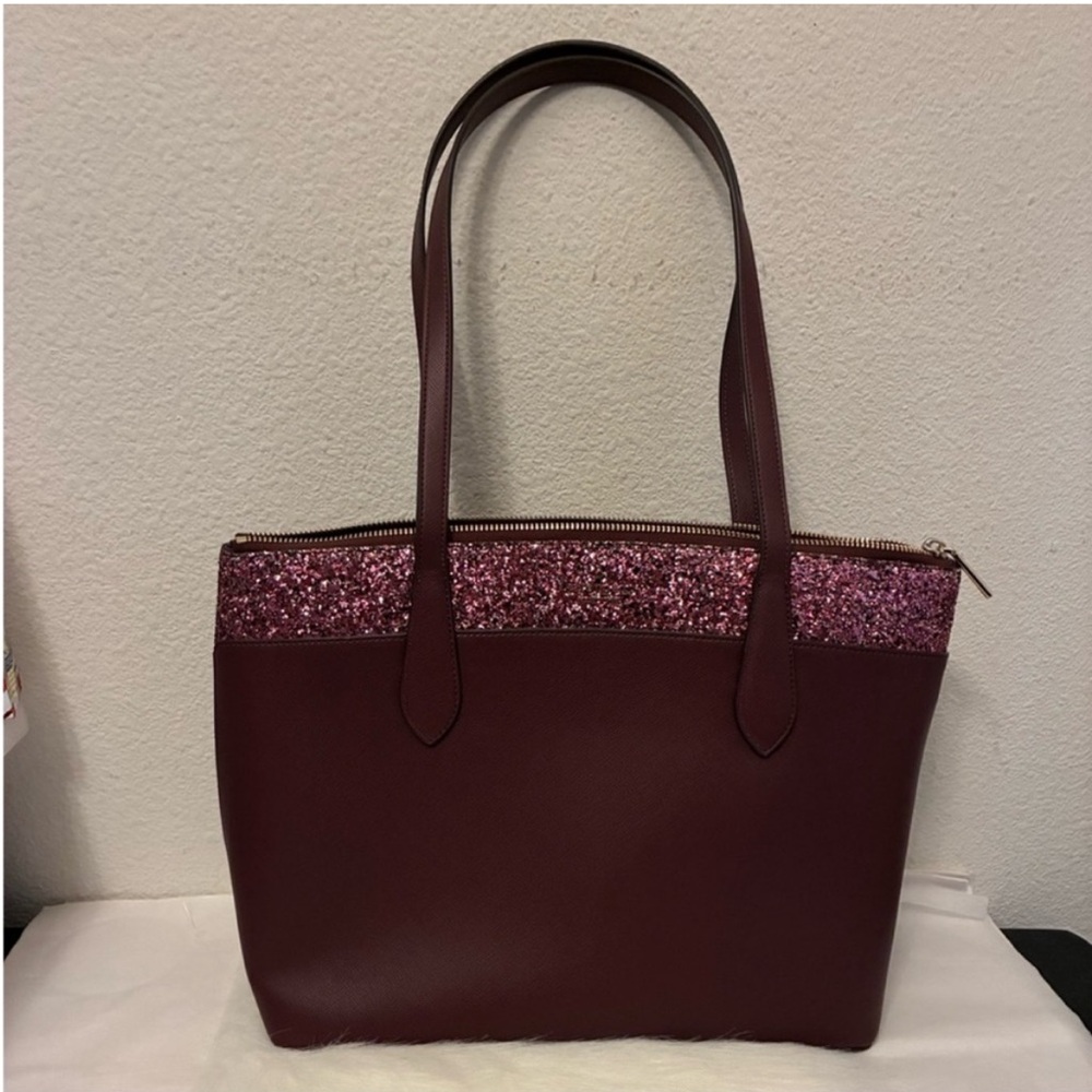 Kate Spade Flash Glitter tote